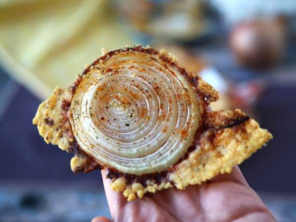 Супер хрупкави домашни чипсове с лук и пармезан - Подготовка стъпка 5