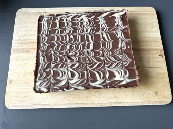 Rkhama - мароканският сладкиш с фъстъци и шоколад, който не се нуждае от фурна - Подготовка стъпка 8