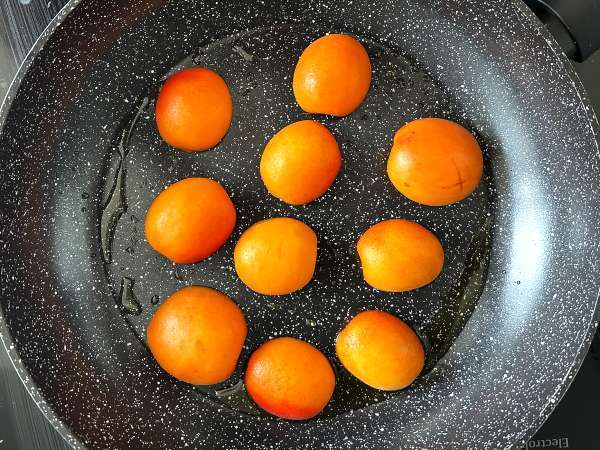 Салата от печени кайсии, рукола и бурата - Подготовка стъпка 2