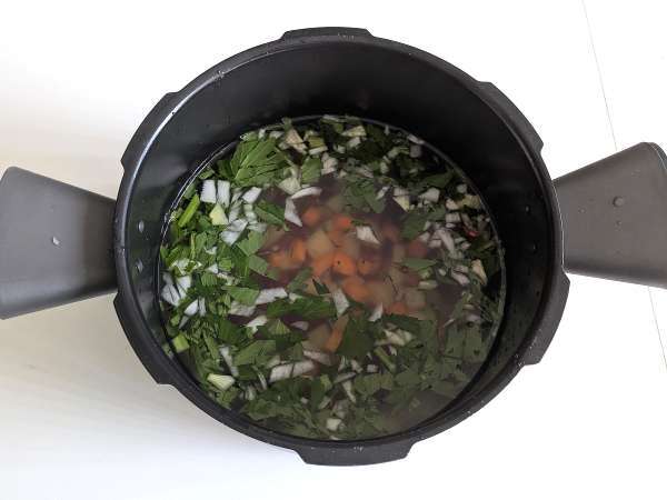 Pasta e fagioli alla veneta: кремообразна и вкусна рецепта на баба - Подготовка стъпка 3