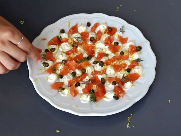 Аперитив с пушена сьомга - Подготовка стъпка 4