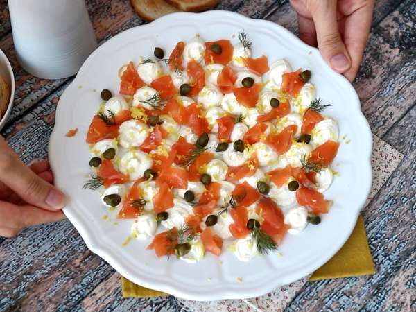 Аперитив с пушена сьомга - Подготовка стъпка 5