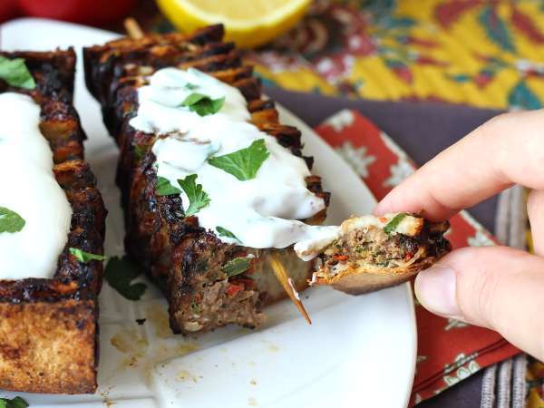 Шишчета за кебап от лаваш с тортили, лесни за приготвяне във фритюрника! - Подготовка стъпка 11