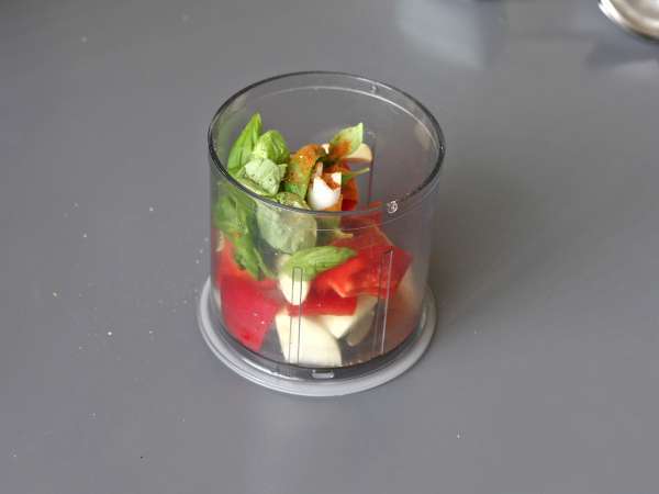 Пълнени патладжани с моцарела au gratin - Подготовка стъпка 4