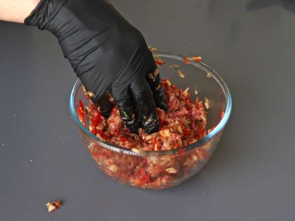 Пълнени патладжани с моцарела au gratin - Подготовка стъпка 5