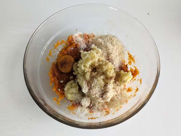 Тиквено кюфте с гъби и жилаво сирене скаморца: вкусна и лесна печена рецепта - Подготовка стъпка 5