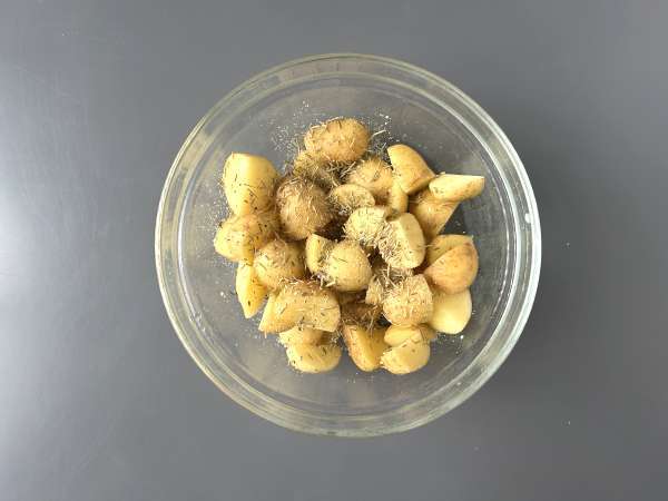 Паниран каприз на боговете с картофи от фритюрник - Подготовка стъпка 1