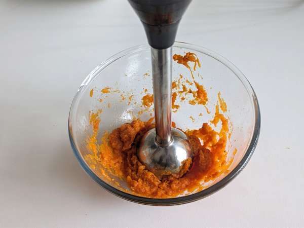 Кремообразни ньоки от тиква с Филаделфия и хрупкави орехи - Подготовка стъпка 1