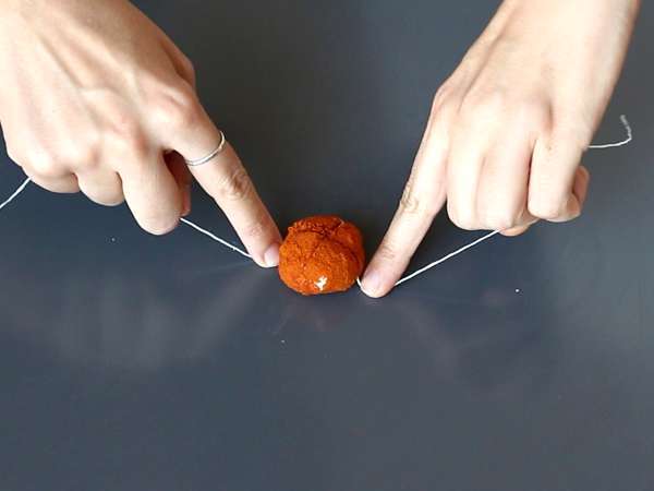 Аперитивно сирене за мазане във формата на тиква, идеално за Хелоуин! - Подготовка стъпка 5