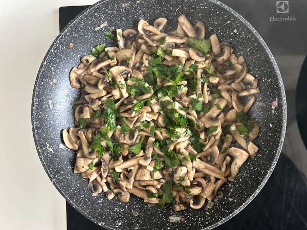 Фланелки със спанак и гъби - Подготовка стъпка 6