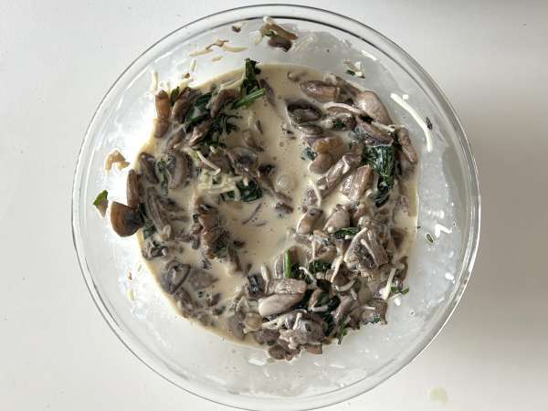 Фланелки със спанак и гъби - Подготовка стъпка 9