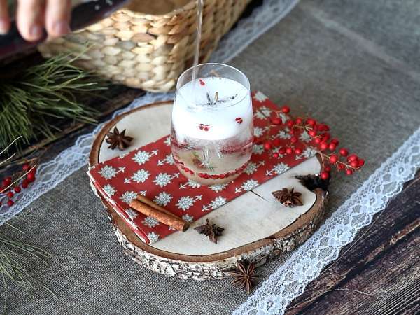 Коктейл със заснежена елха вътре - Подготовка стъпка 5