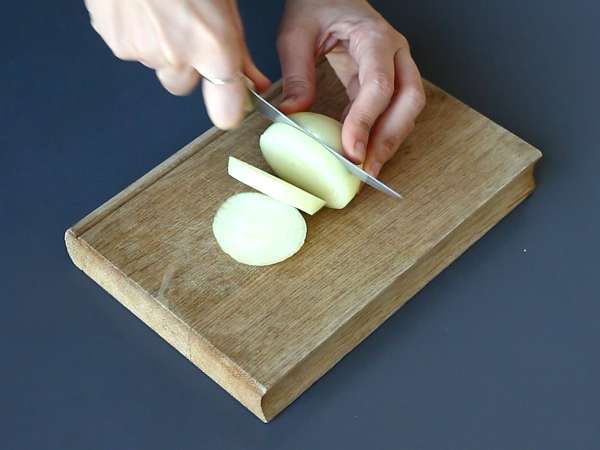 Тарталети с лук Татин - Подготовка стъпка 1