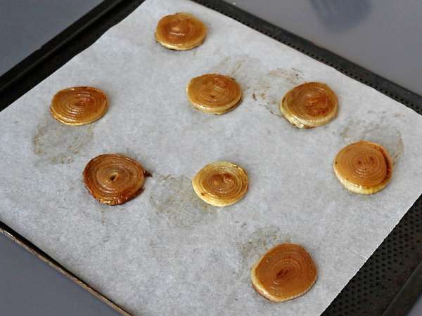 Тарталети с лук Татин - Подготовка стъпка 6