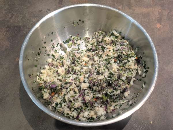 Западноиндийска треска acras - Подготовка стъпка 3