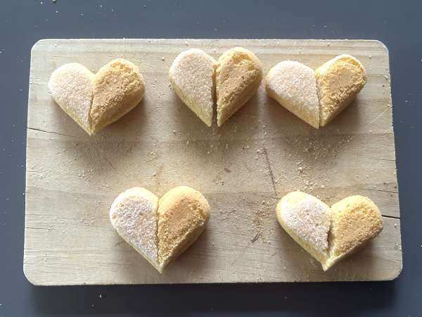 Сърца от солетила с покритие от шоколад и шамфъстък - Подготовка стъпка 4