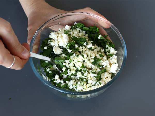 Домашни ливански рикакати - готвене във фритюрник - Подготовка стъпка 1