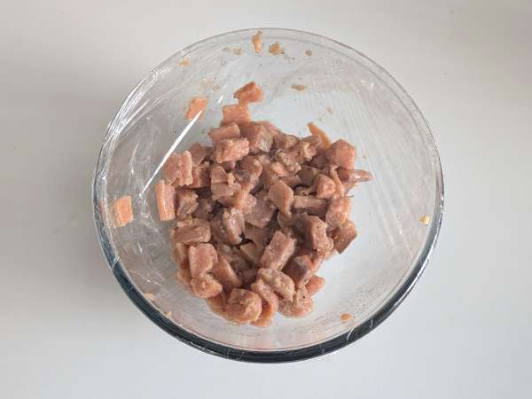 Лазаня от сьомга с бурата и кремообразни, хрупкави шамфъстъци - Подготовка стъпка 2