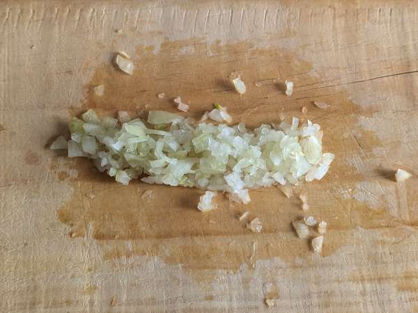 Кремообразна печена паста с грах и шунка au gratin - Подготовка стъпка 1