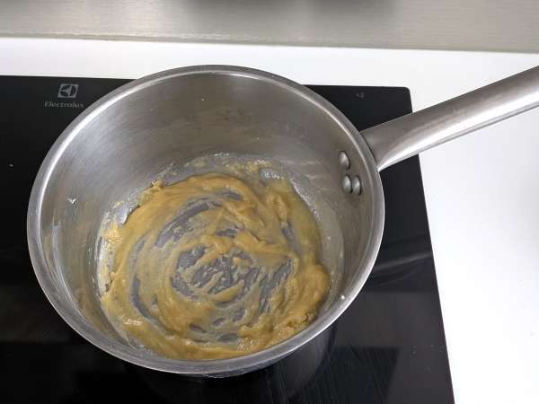 Кремообразна печена паста с грах и шунка au gratin - Подготовка стъпка 2