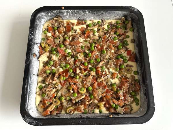 Торта със сардини: проста, влажна и вкусна рецепта - Подготовка стъпка 8