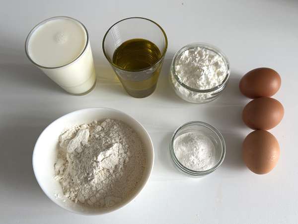 Пикантно тесто за торта в блендер: бързо, лесно и изключително влажно - Подготовка стъпка 1