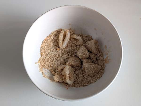 Пръстени от калмари във фритюрник хрупкави и леки - Подготовка стъпка 5