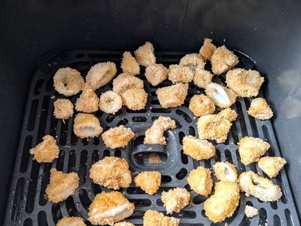 Пръстени от калмари във фритюрник хрупкави и леки - Подготовка стъпка 7