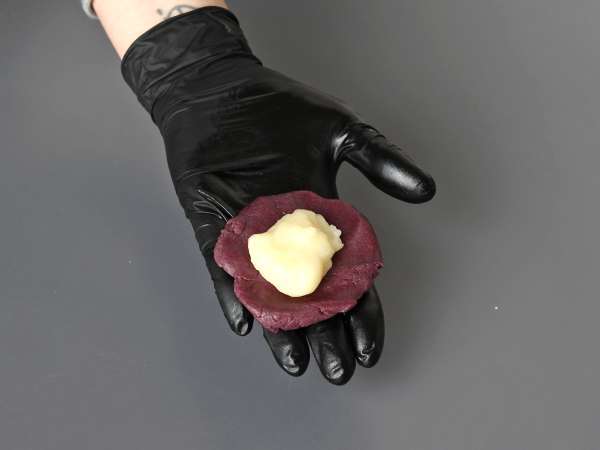 Бисквитки мочи с убе - Подготовка стъпка 8