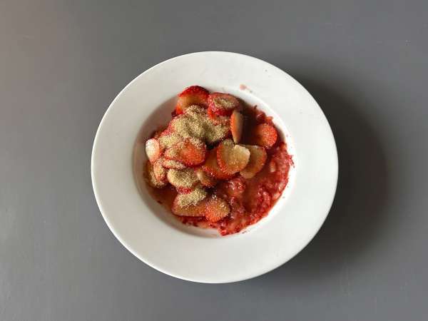 Ягодов сладкиш, американският сладкиш с ягодов крем, който никога не се проваля - Подготовка стъпка 1