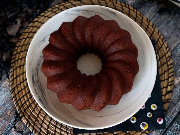 Хелоуински кекс „Бундт“ с дяволски вкусна глазура - Подготовка стъпка 6