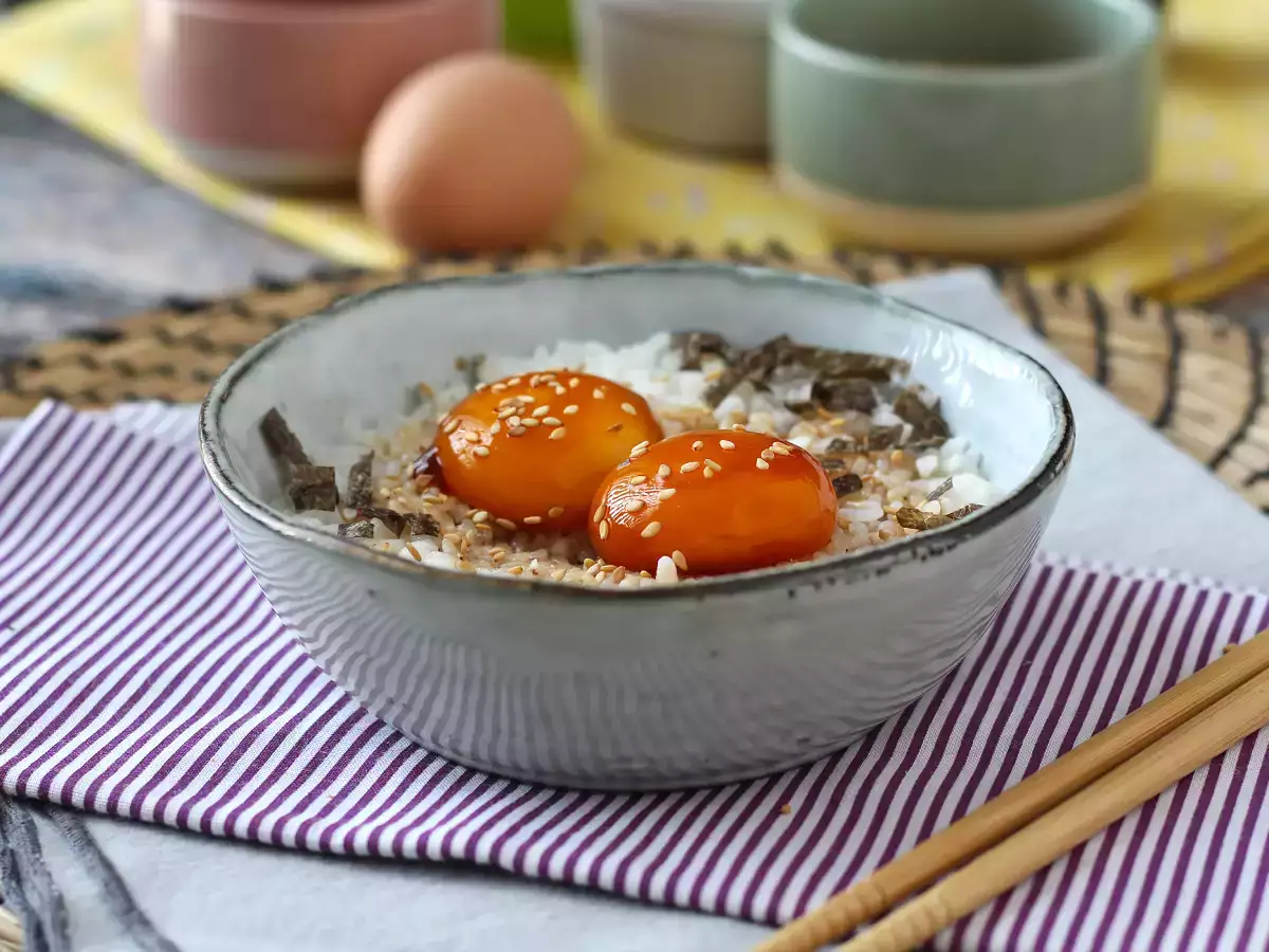 Яйчни жълтъци, консервирани в соев сос - снимка 4