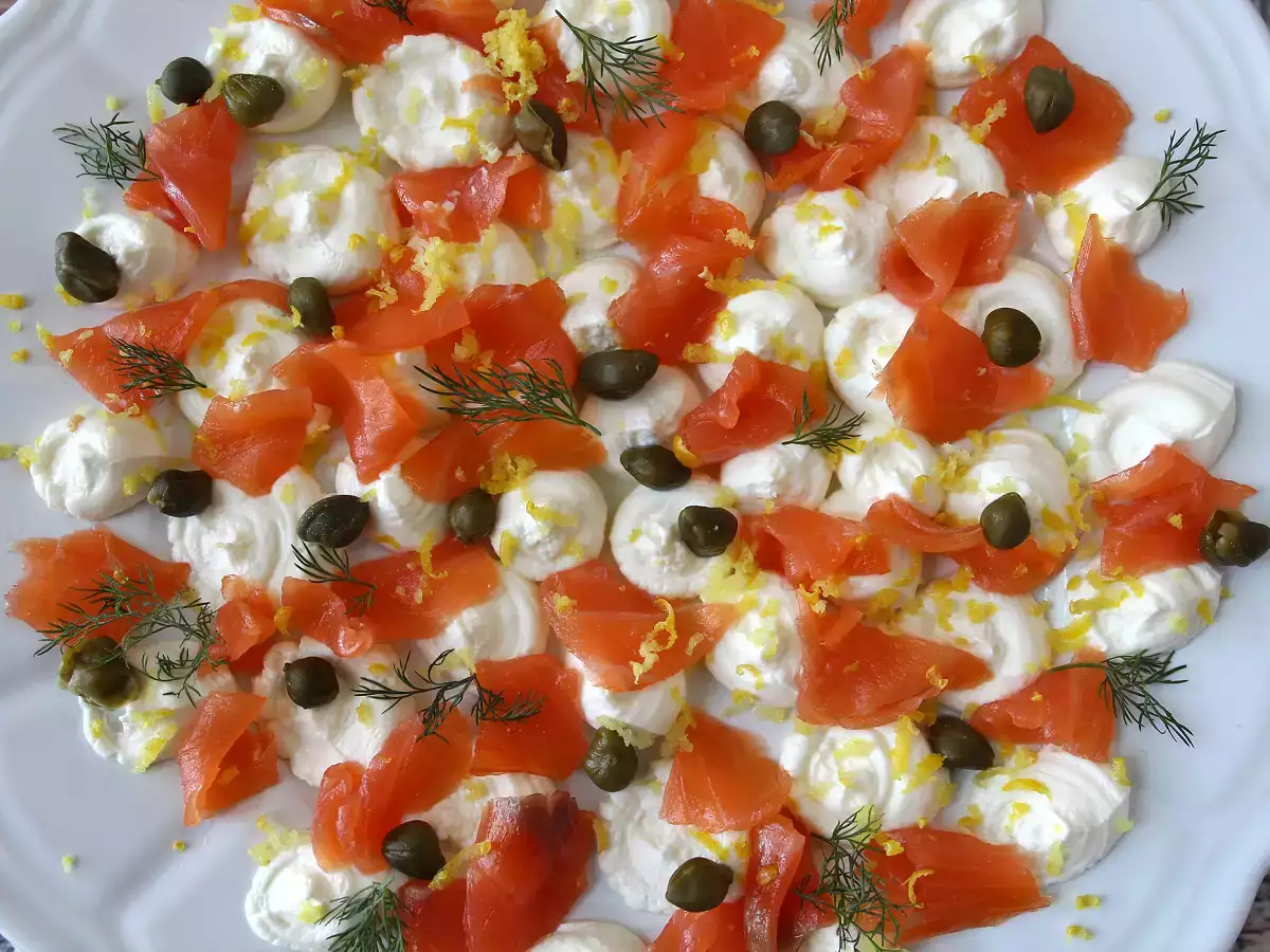 Аперитив с пушена сьомга - снимка 6