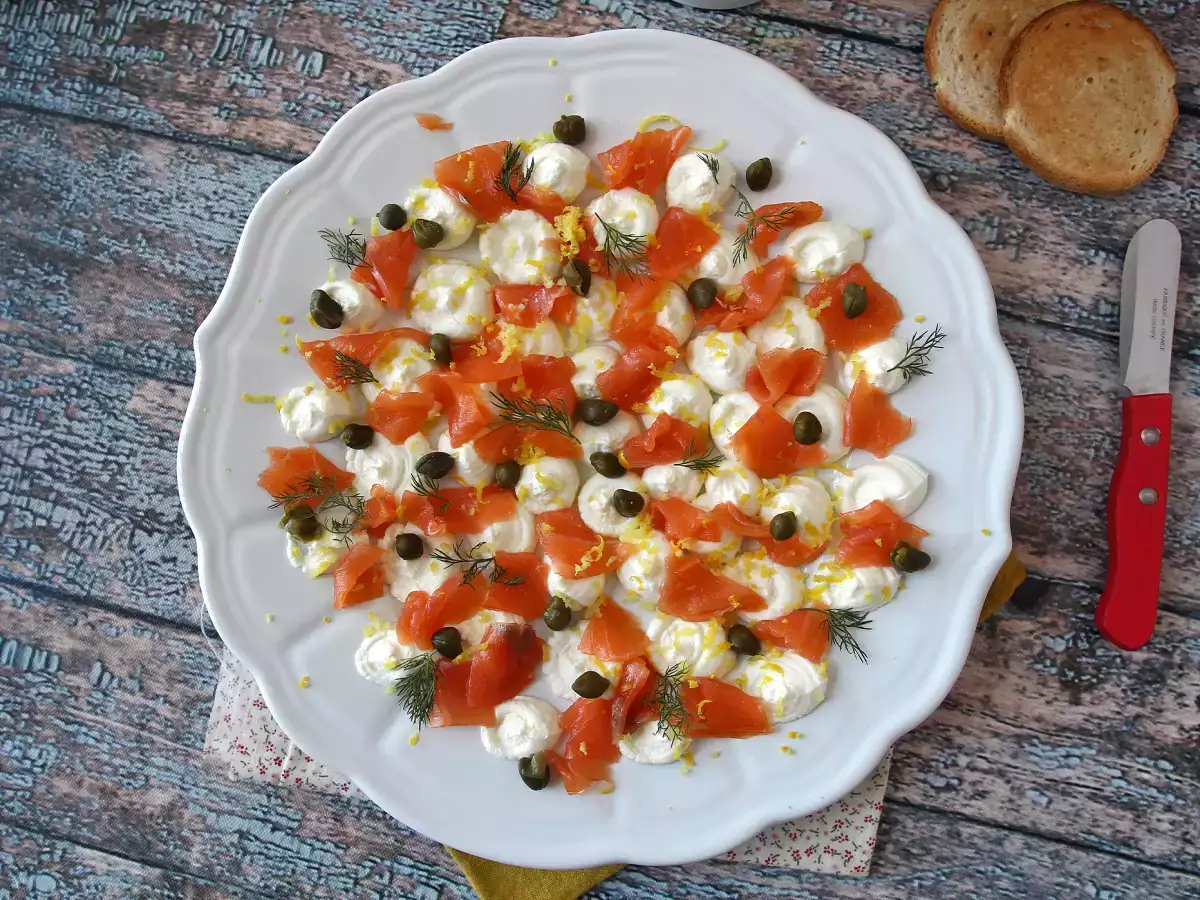 Аперитив с пушена сьомга - снимка 8