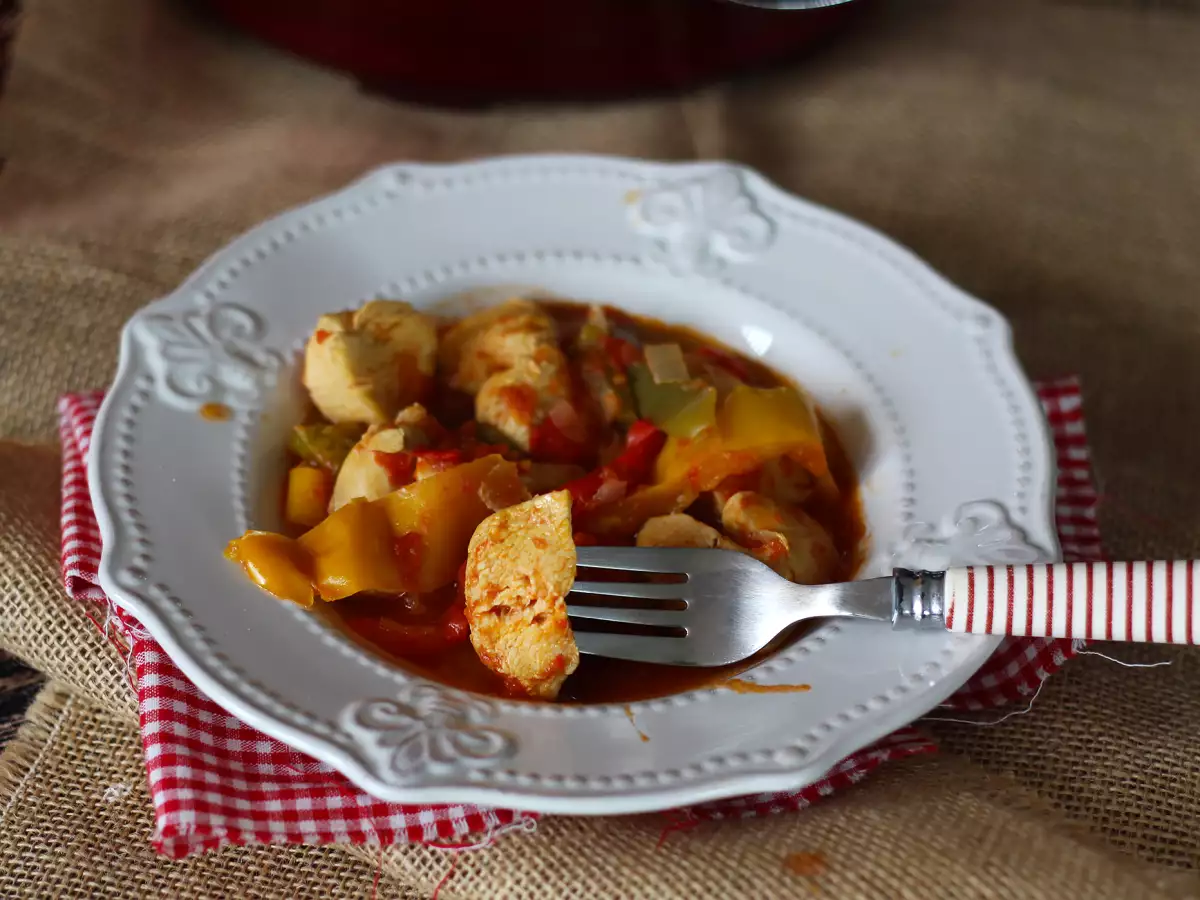Бързо баскско пиле в Cookeo - снимка 2