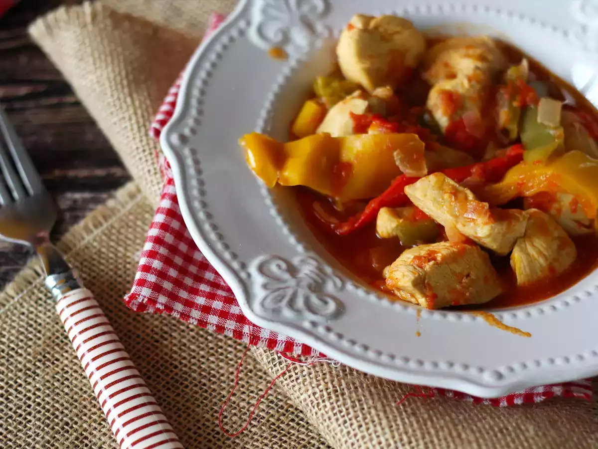 Бързо баскско пиле в Cookeo - снимка 3