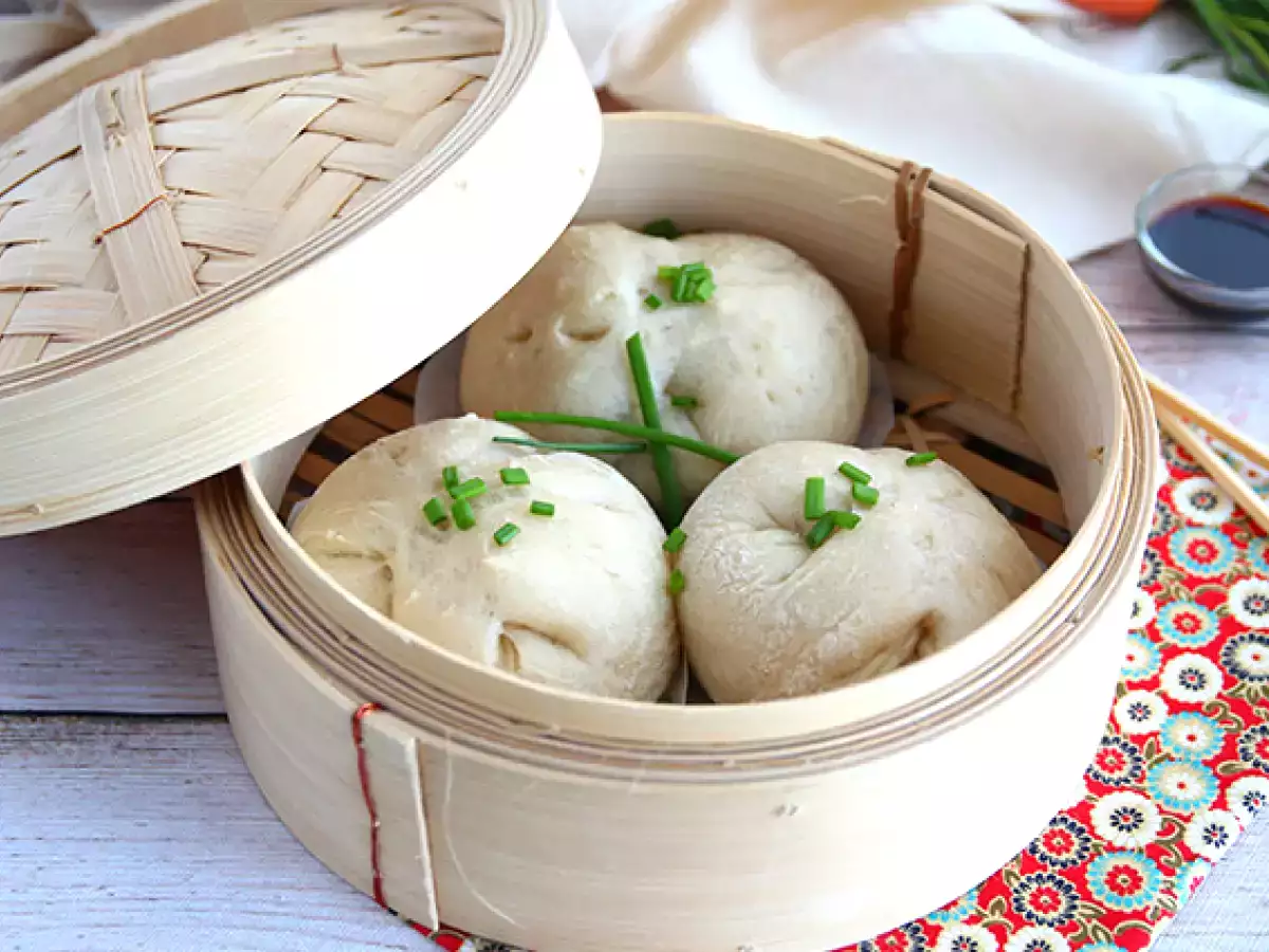Banh Bao, малки кифлички на пара - снимка 2