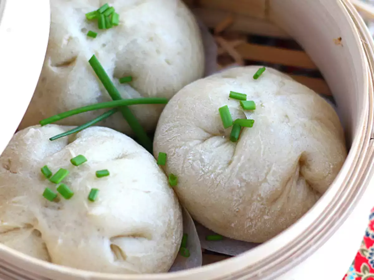 Banh Bao, малки кифлички на пара - снимка 4