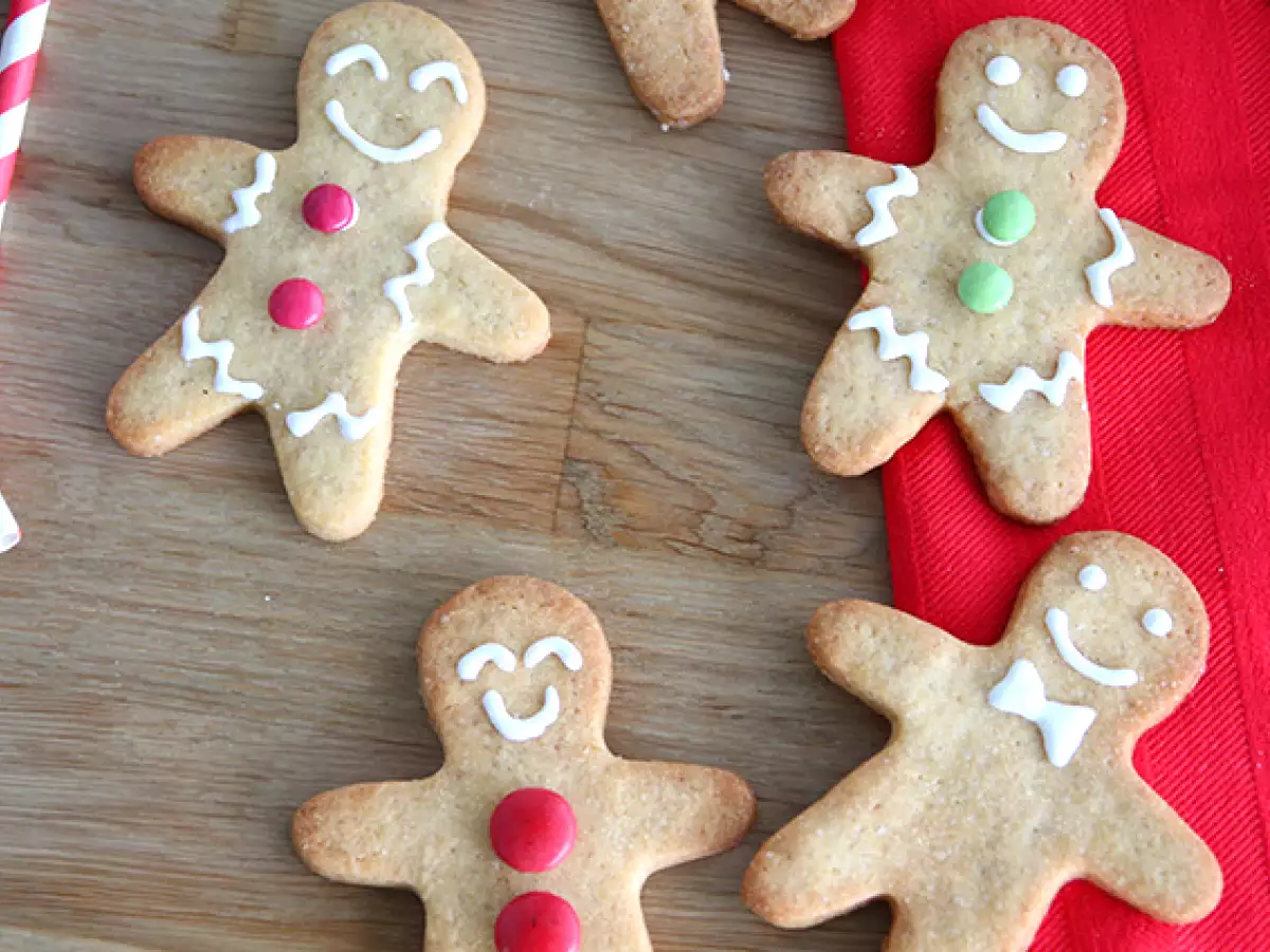 Бисквити с къс хляб - Джинджифилови човечета - снимка 2