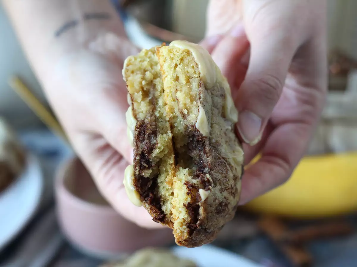 Бисквитки с канела, топящи се в устата и хрупкави, с добър аромат на канела - снимка 3