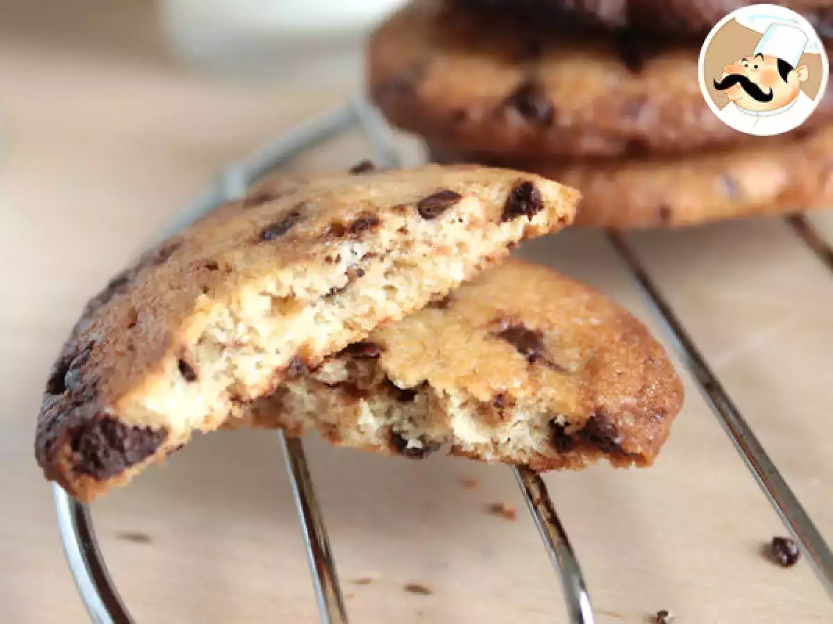 Бисквитки с шоколадов чипс - снимка 2