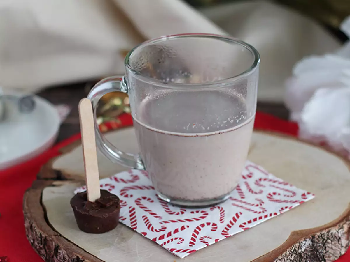 Близалки за горещ шоколад с черен шоколад и Carambar - снимка 3