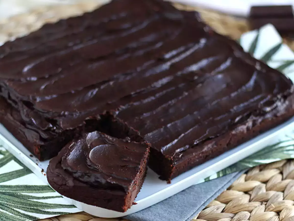 Брауни с авокадо и шоколад без масло - без лактоза - снимка 6