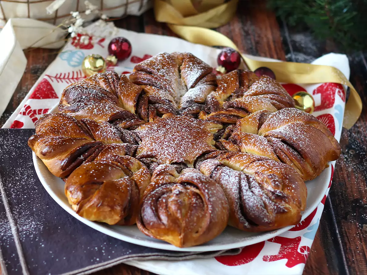 Бриош на люспи с намазване - снимка 2