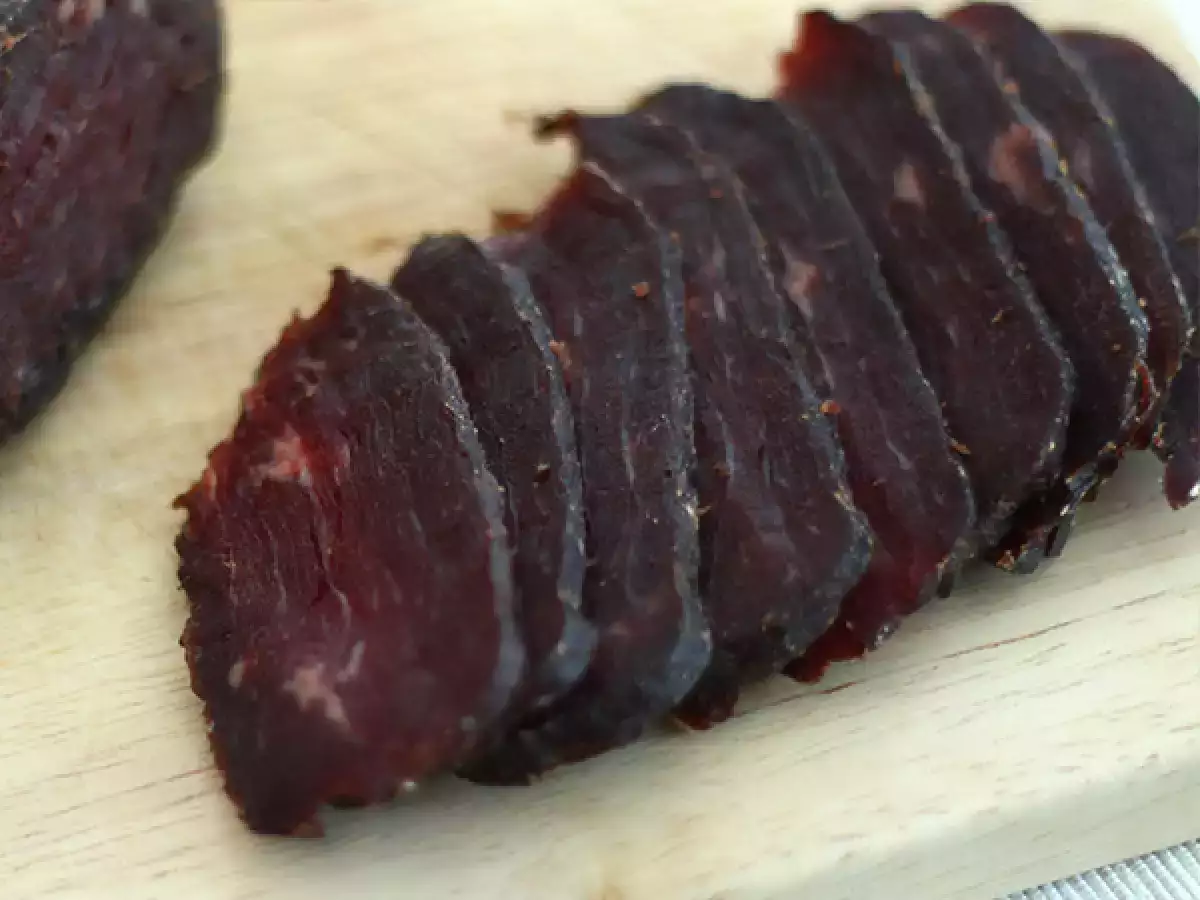 Bündnerfleisch или джърки от говеждо месо - снимка 2