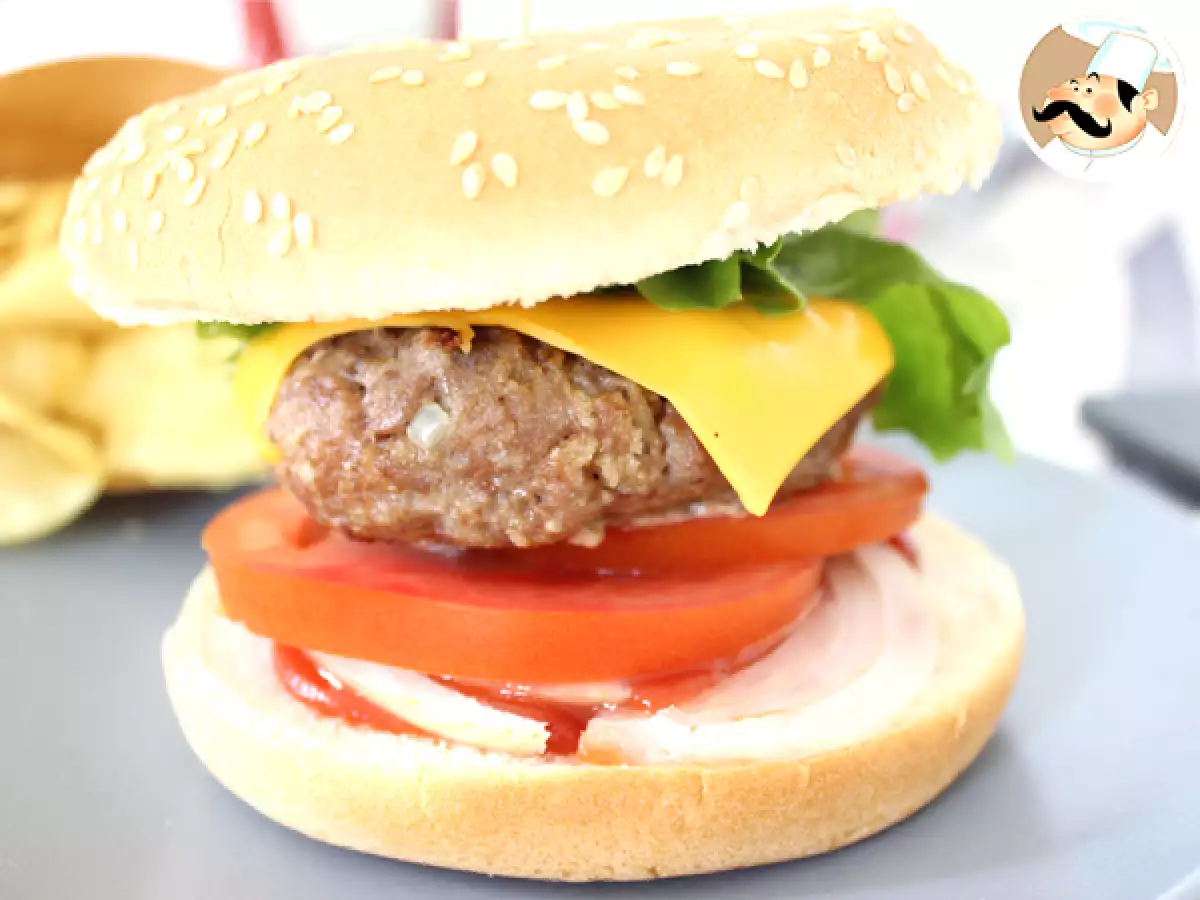 Бургер с говеждо месо - снимка 2