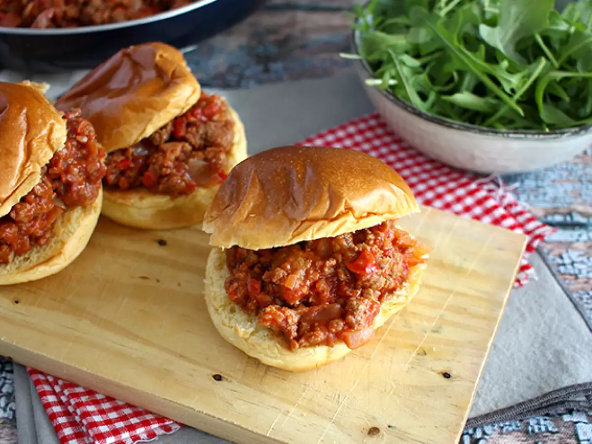 Бургер в стил Sloppy Joes