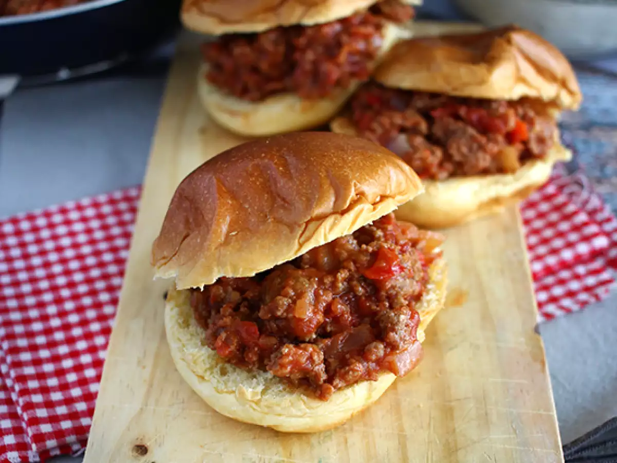 Бургер в стил Sloppy Joes - снимка 3