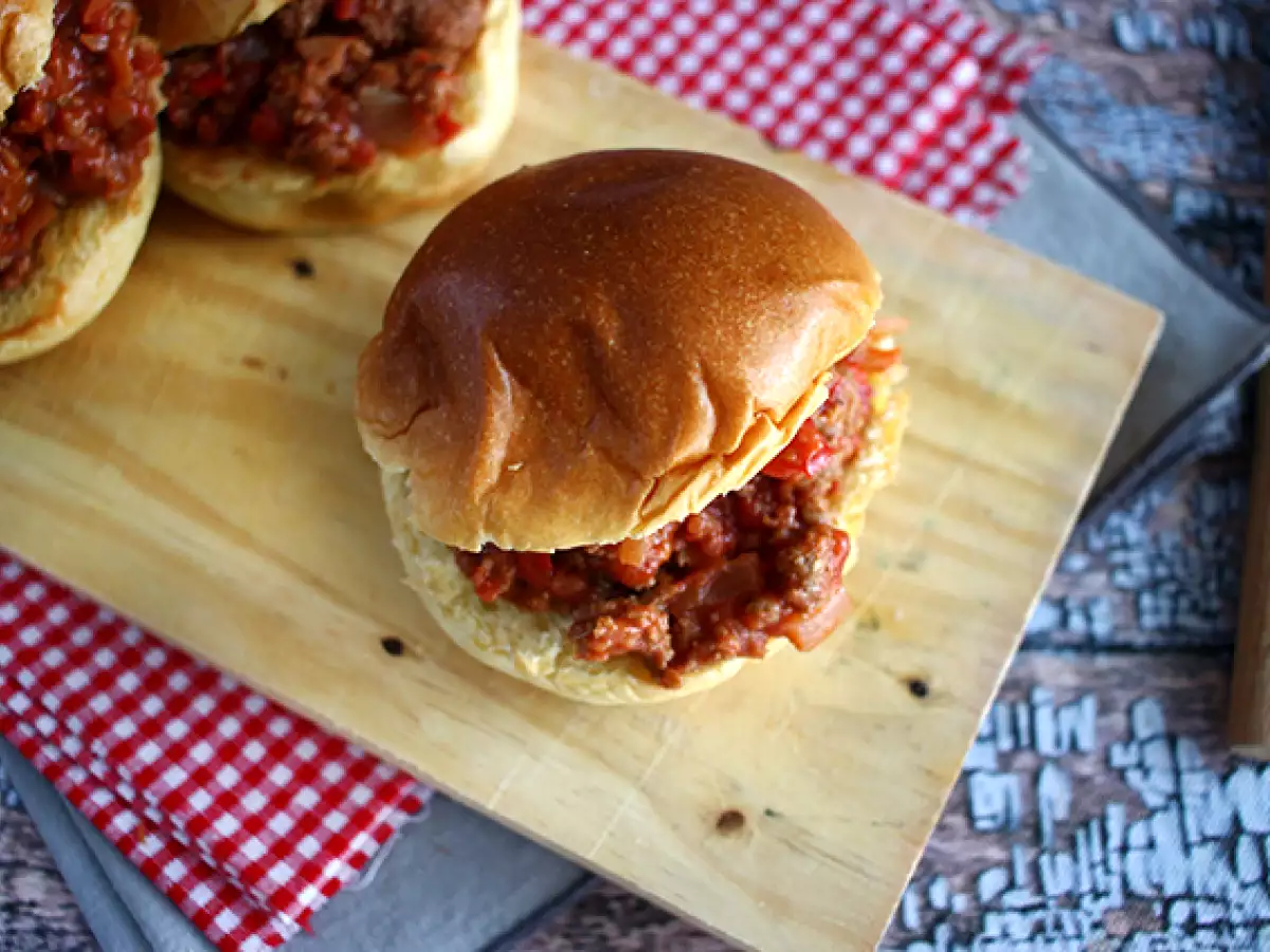 Бургер в стил Sloppy Joes - снимка 4