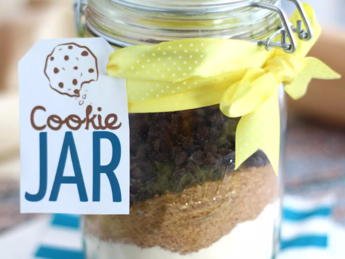 Буркан за бисквити, подарък за любителите на храната - снимка 2